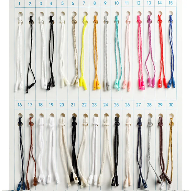 Dl039 Colourful Hang Tag Strings Plastic Garment Seal Lockable