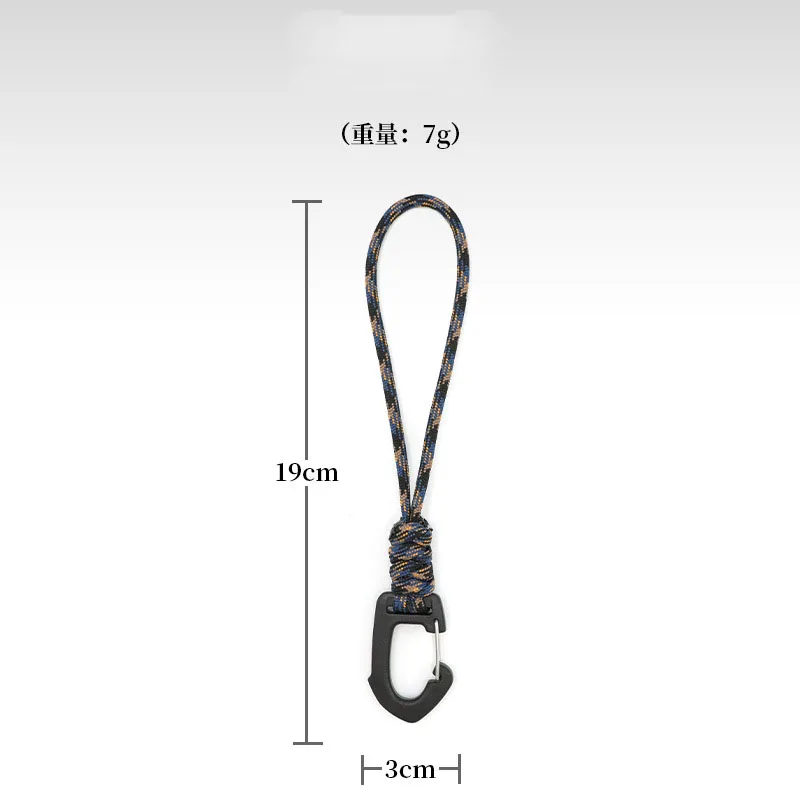 Key Lanyard Anti-loss Wrist Hook Outdoor Camping Multi-function Buckle Triangle Quick Hook