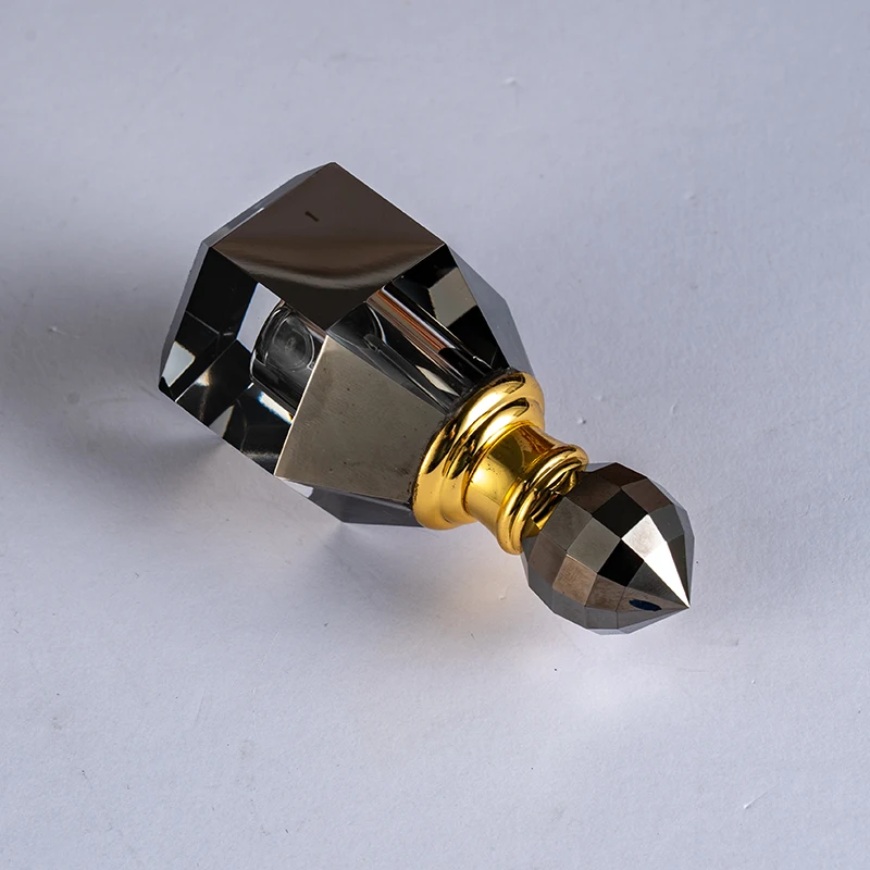 product small bridge new wholesale hexagonal customizable glass empty bottle high end luxury 3ml 6ml crystal perfume bottle-6
