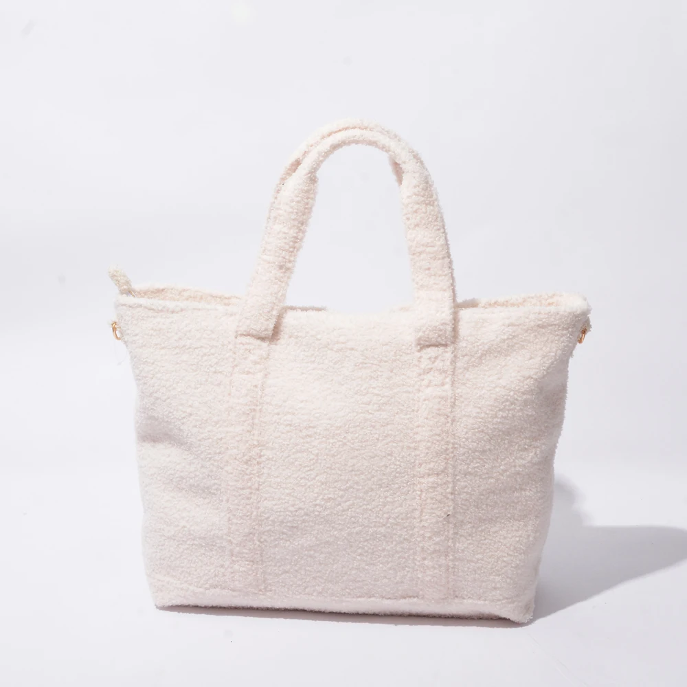 Cream Shopper Shoulder Bag