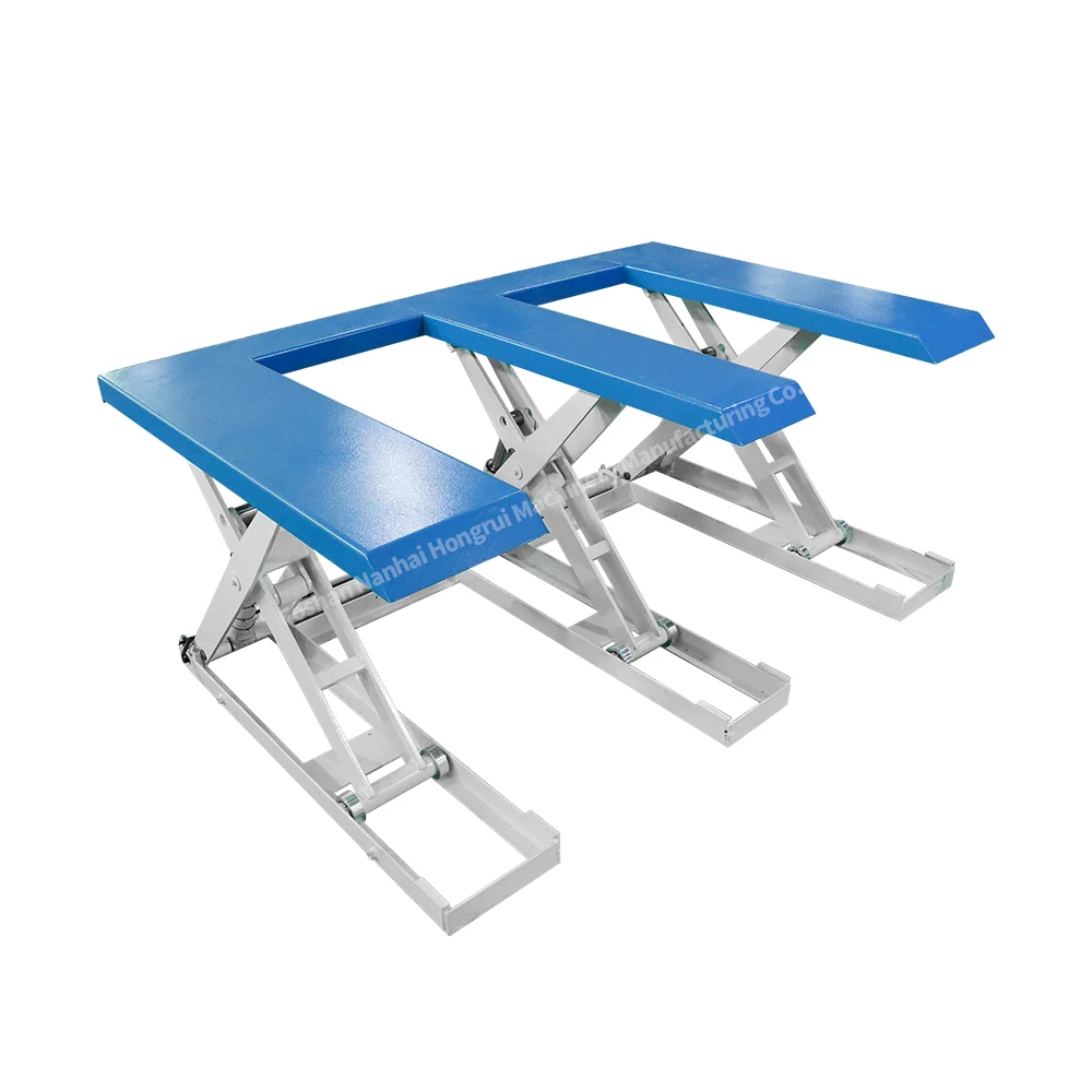 Hongrui One - Click Operation And Easy Loading And Unloading E Shape Lift Table unloading table