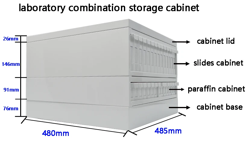 slide storage cabinet