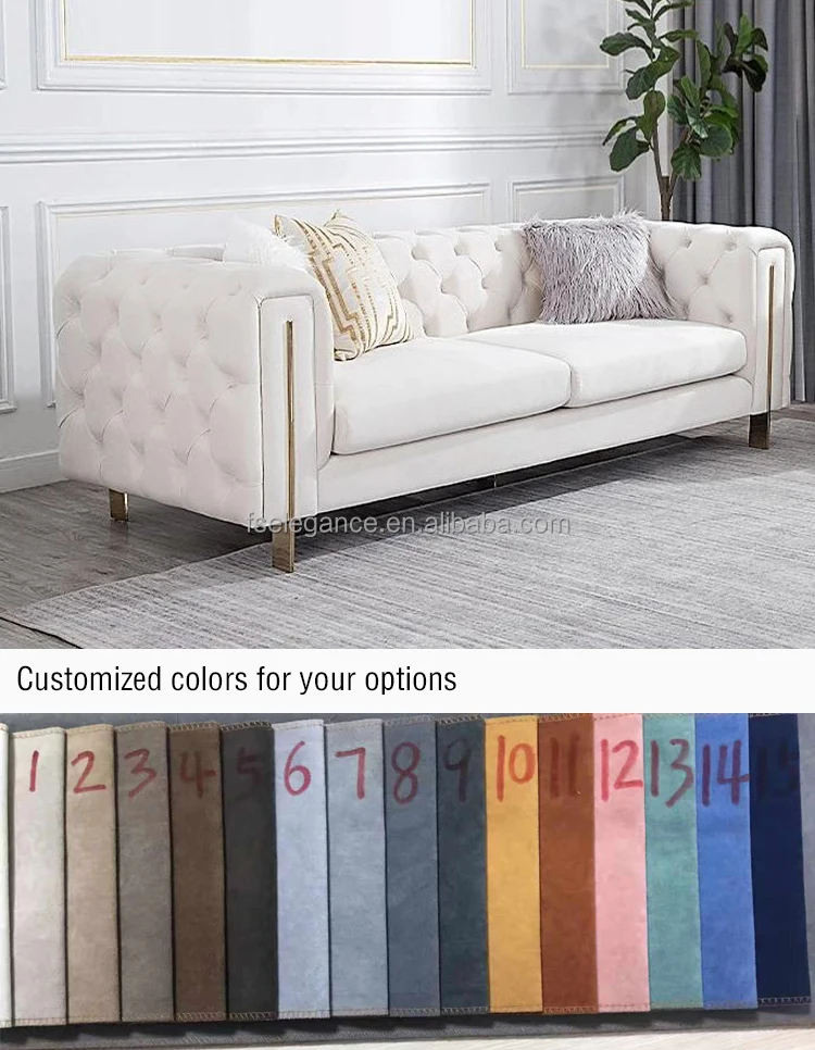 imported modern american luxury outdoor waterproof fabric simple wood living room sectional corner sofa