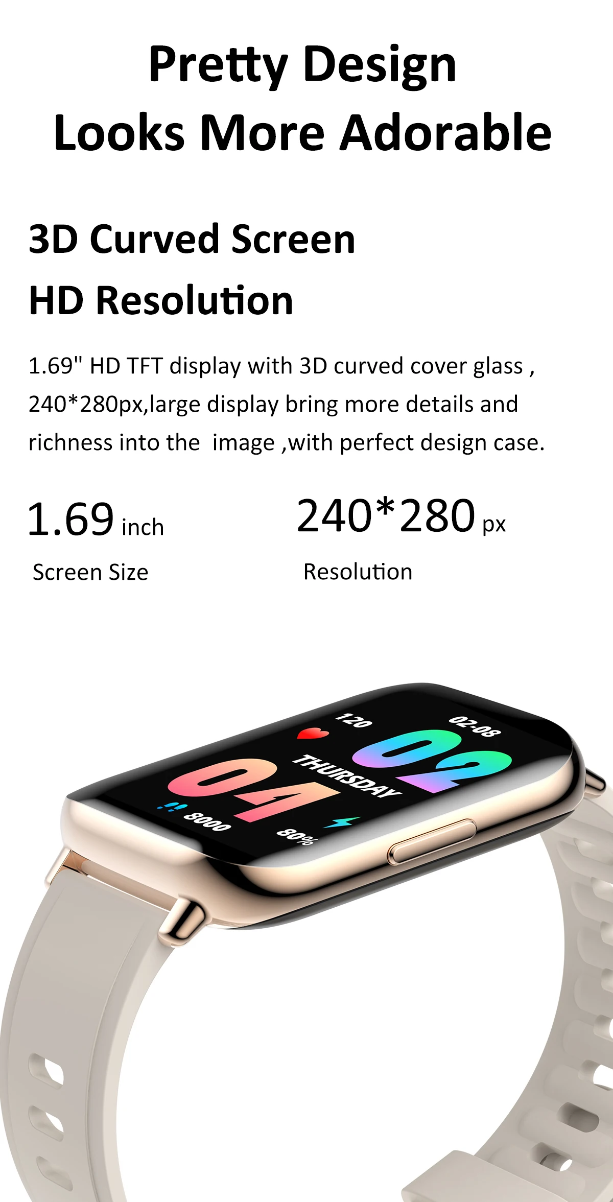 Linwear Lw31 Smart Watches 1.7