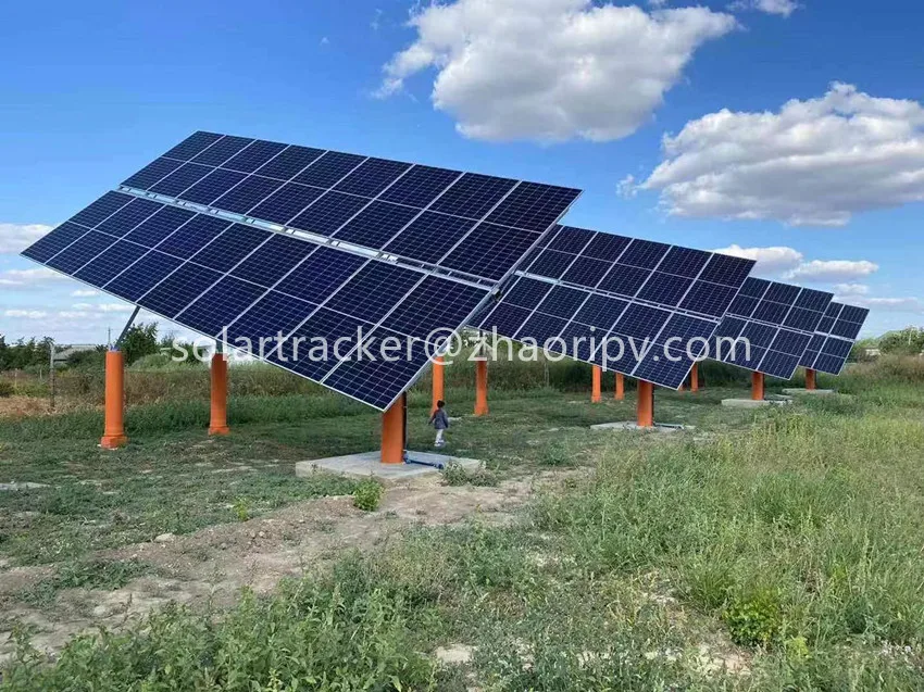 China Wholesale 8kW 9kW ZRT Tilted Single Axis Solar Tracking System 100kW
