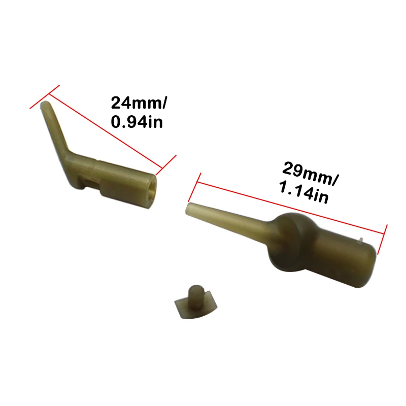 Torchwood Angled Lead Drop Off Run Bead – Carp Barbel Fishing Terminal Tackle – 8 Pack