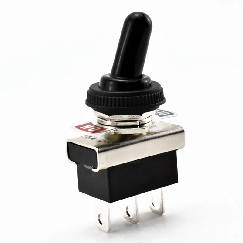 Interruttore A Levetta Metallico ON/OFF 12V 25A - Impermeabile Con Copertura Gomma | Per Auto, Barca, Moto - Foto 9