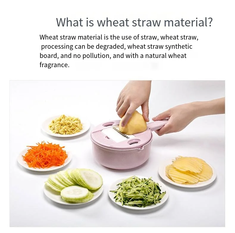 Kitchen supplies Multifunctional vegetable cutter Grater manual slicer radish potato thread slicer wiper factory