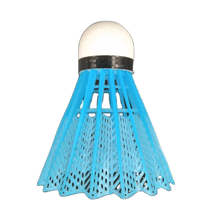 Volantes de bádminton, paquete de 12/5/3 piezas de color aleatorio, volantes plásticos de nailon para uso en interiores y exteriores, juguetes para niños federball