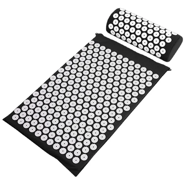 L0094 Eco Friendly Yoga Mat Massage Acupressure Mat Organic Acupuncture Foot Mat and Pillow Sets for Body Health