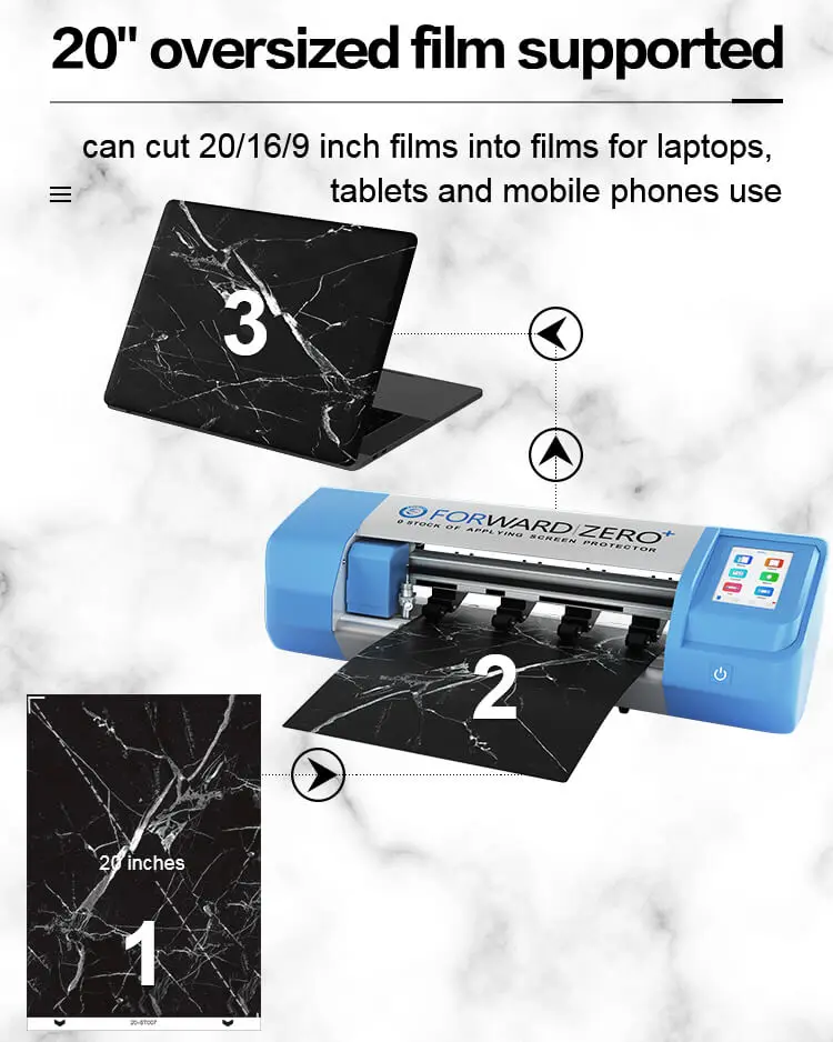 Forward Zero+ Smart Screen Protector Film Cutting Machine For 12.9