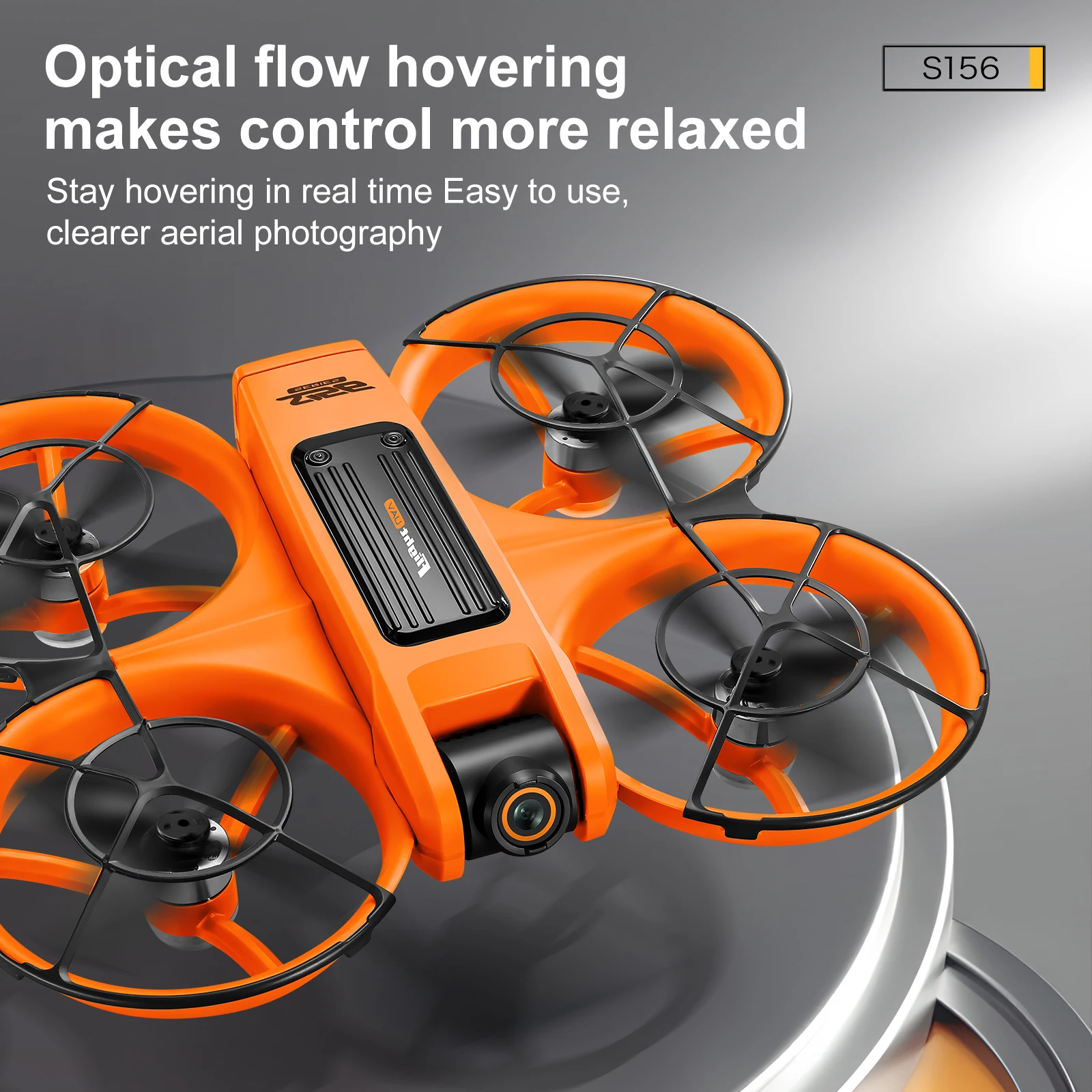 S156 Beginner Drone FPV HD Camera Brushless Motor Obstacle Avoidance Foldable Quadcopter with LED Screen Control