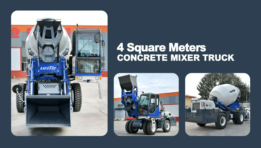 Concrete Mixer Dumper Luxury Cement Tanker Road Renovation Transport