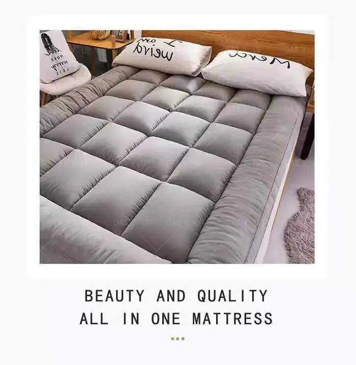 Thickened Foldable Mattress Adults King Size Mattress With Air Cotton Fiber Filling For Household Sleep Bedding Hotel