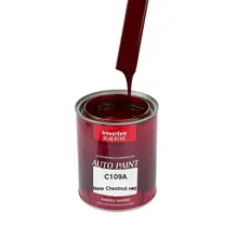 High Quality Car Paint C109A Chestnut Red Acrylic Car Paint with Good Fullness and Strong Adhesion Factory Direct Sales