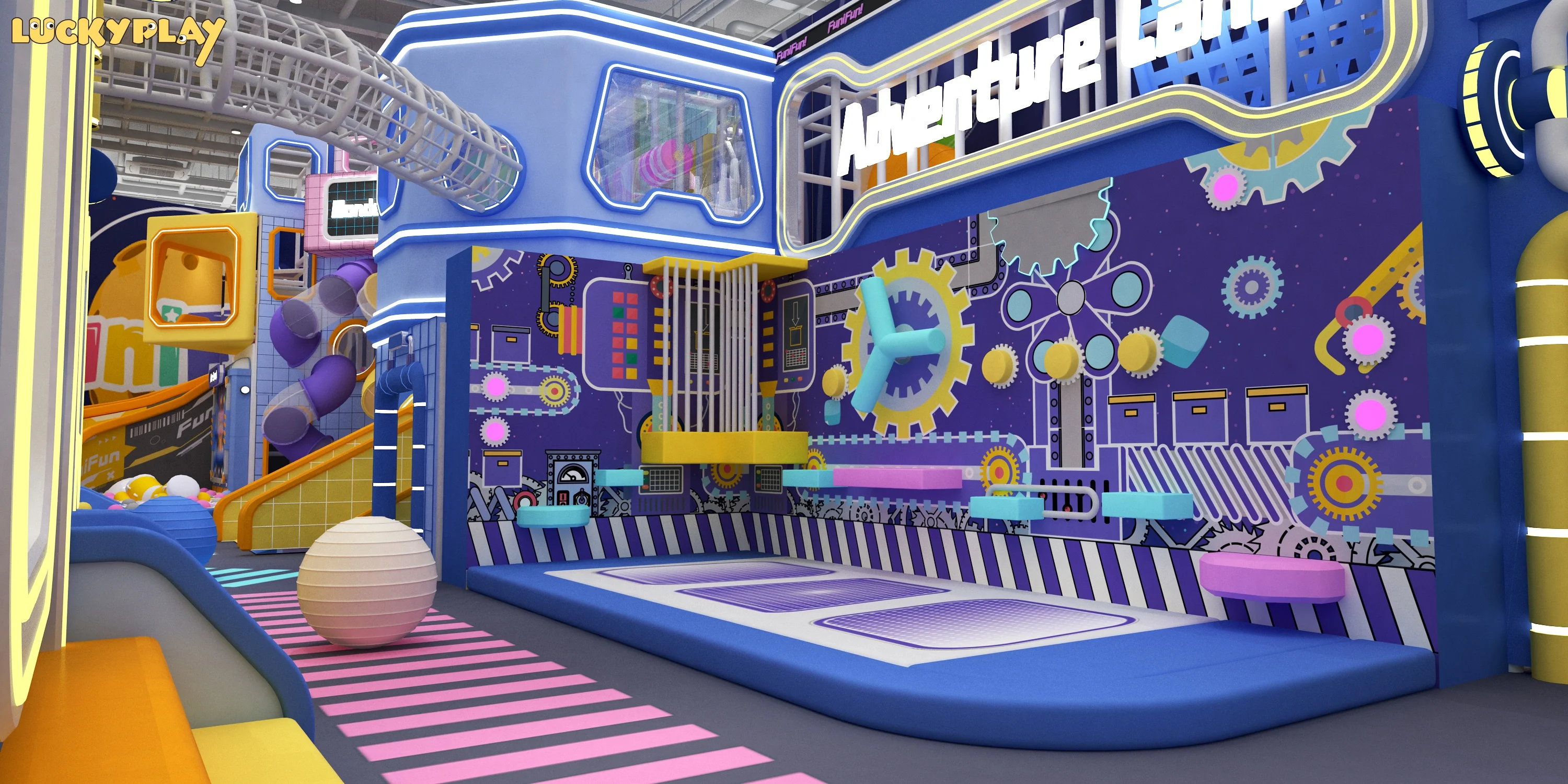 Bespoke 2026 Exhibition Adventure Theme Commercial Indoor Playground and Indoor Kids Playground with Custom Design