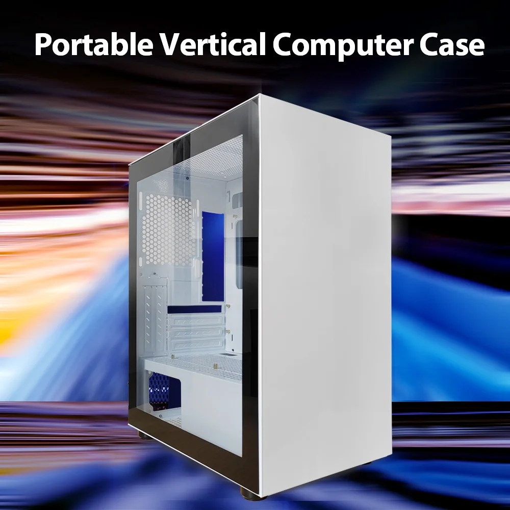 China Cheap Atx Computer Case Vertical Office Computer Box Cpu Gaming Pc