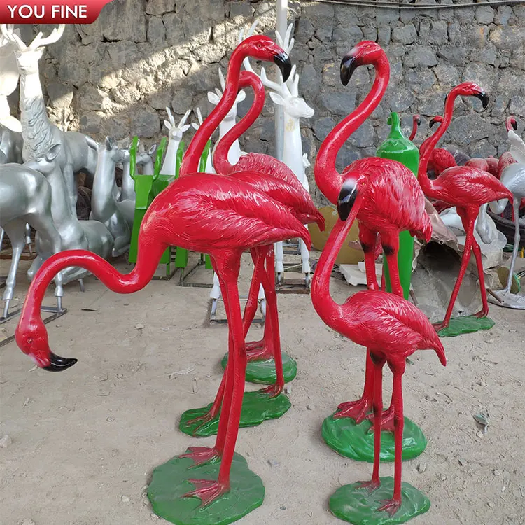 50 Mini Flamants Roses En Résine – Figurines Décoratives Rouges/roses – Jouets Animaux, Cadeaux Fête, Artisanat, Jardin – Taille 2,1 Cm