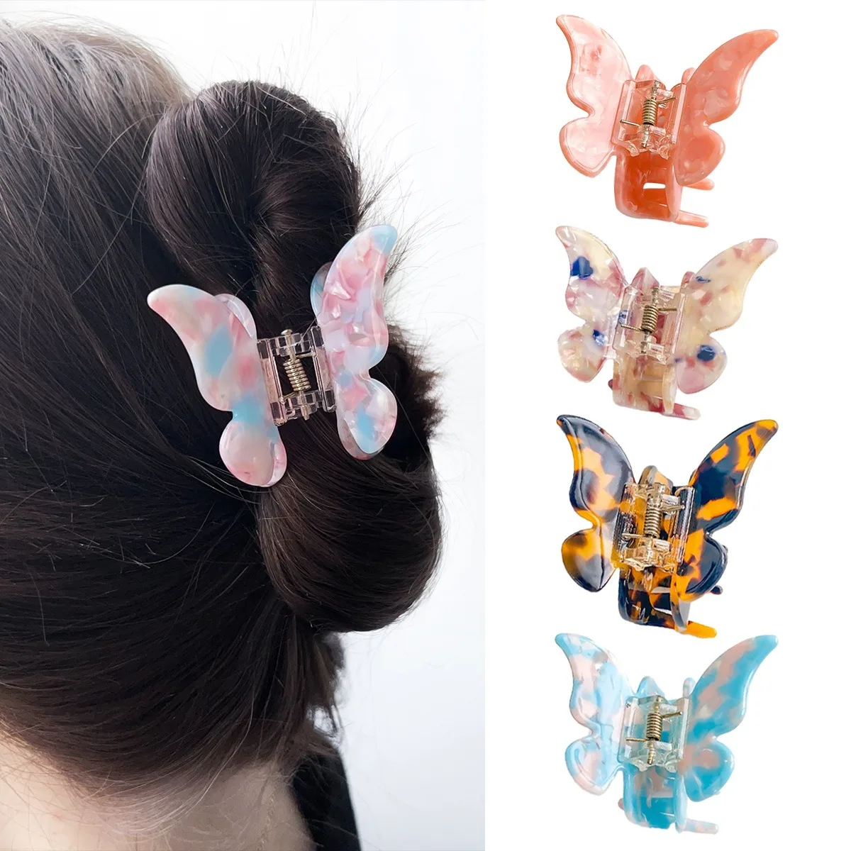 New Fashion Cute Butterfly Hair Claw Clips for Women Girl 