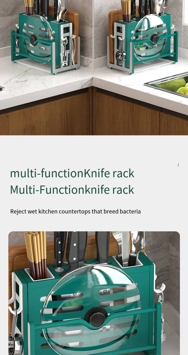 Multifunctional kitchen shelving kitchen knife rest tool drain storage rack directly supplied by manufacturers factory