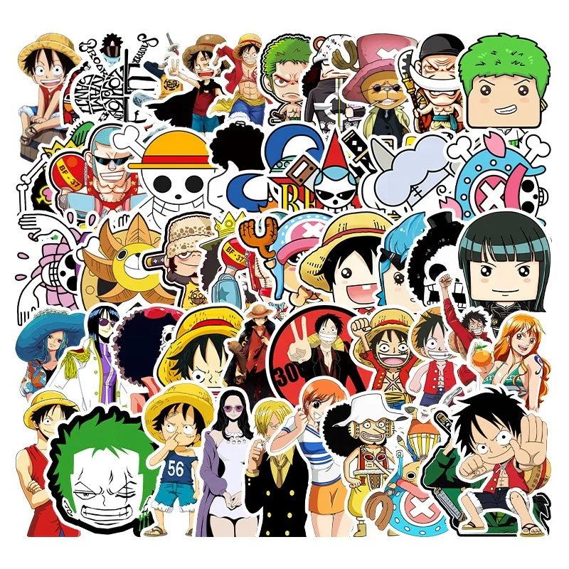 One Piece Luffy Zoro Anime Sticker 50PCS/Set - China One Piece and Anime  Online Wholesale price