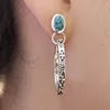 Antique silver turquoise