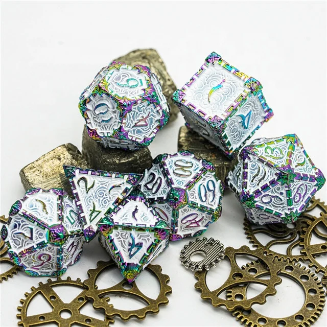 Набор многогранных металлических игр 7