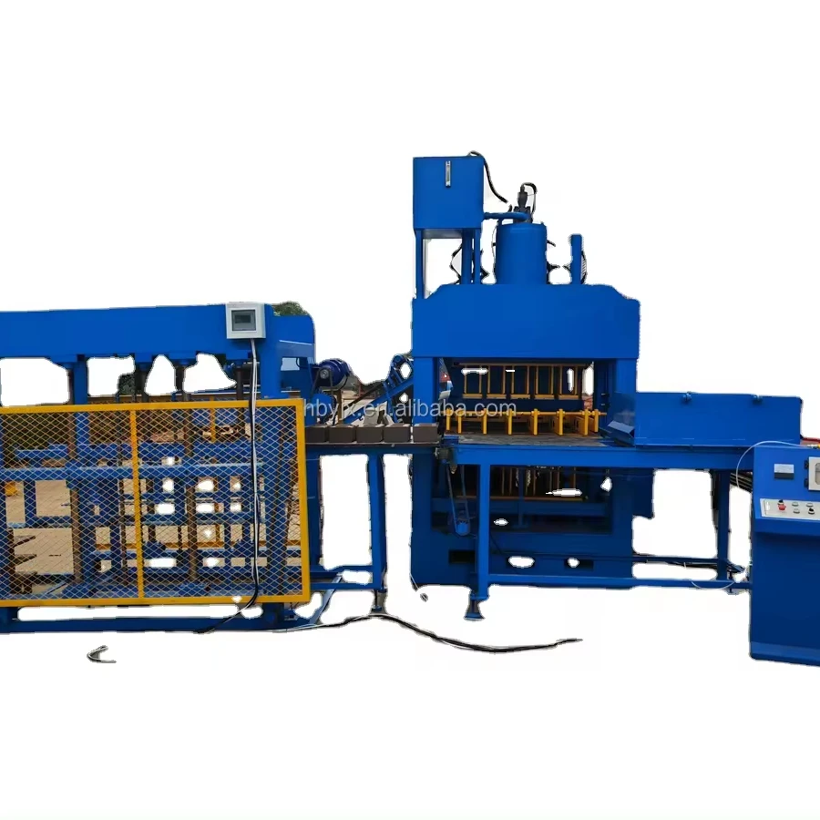 HBY10-10 Clay Soil Interlocking Brick Block Making Machine Hydraulic ...