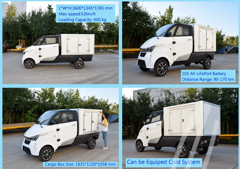 Chinese Jinma J2-p Electric Pick-up Cargo Van Mini Vehicle For 