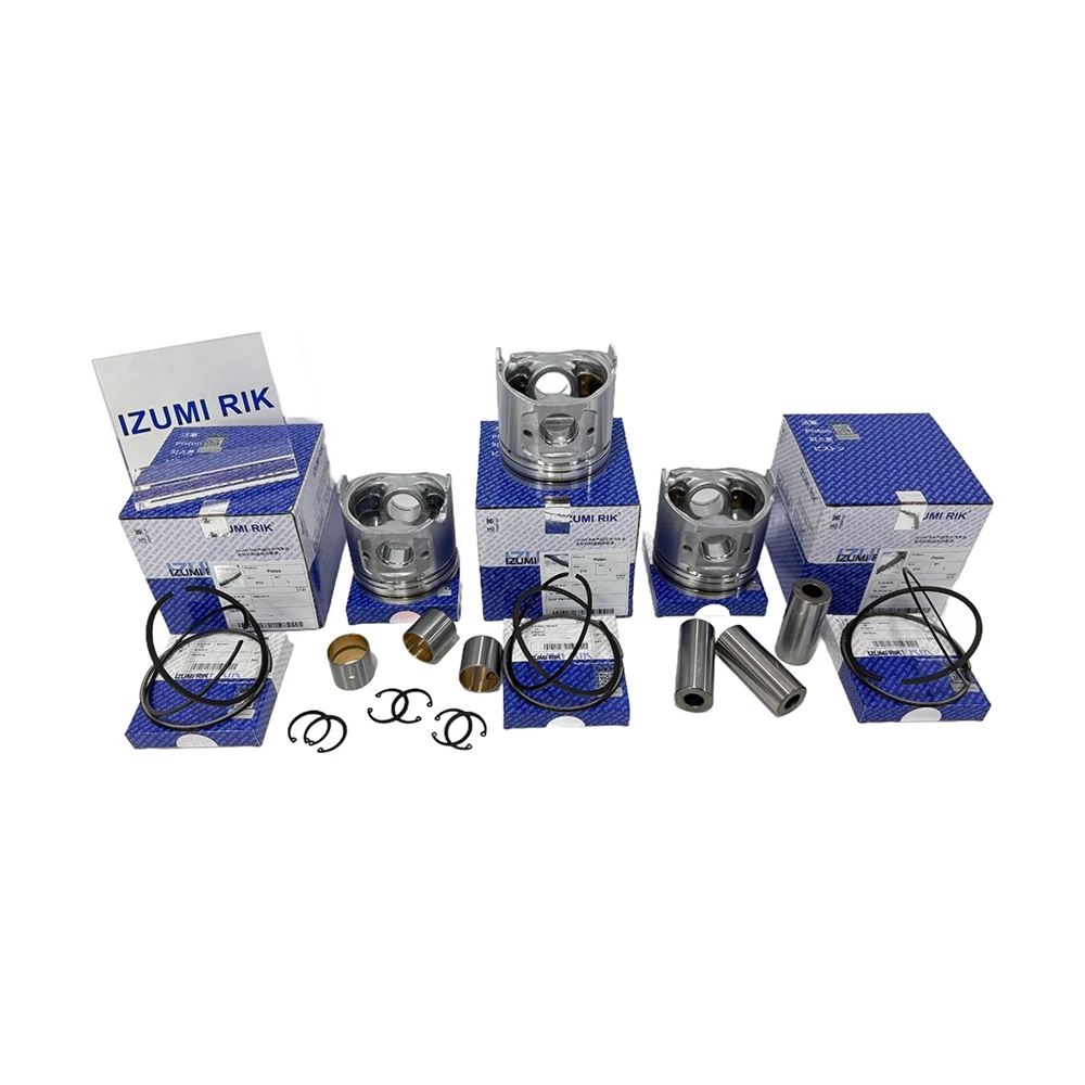 IZUMI RIK for Caterpillar 3013 C1.3 C1.5 Piston & Piston Ring Set High Quality Guarantee Engine Parts