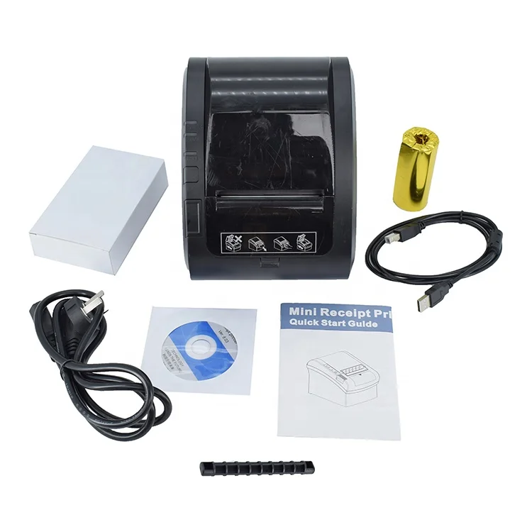 Low Noise 80mm Three Interface Receipt Thermal Printer