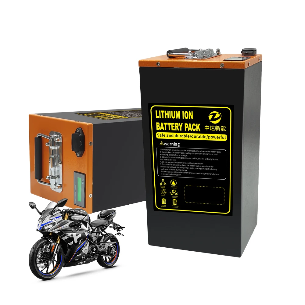 ZD 48V 60V 72V 50Ah 60Ah 80Ah 100Ah Lithium Rechargeable Batteries Lithium Ion Battery Packs for Electric Bicycle/Motorcycles