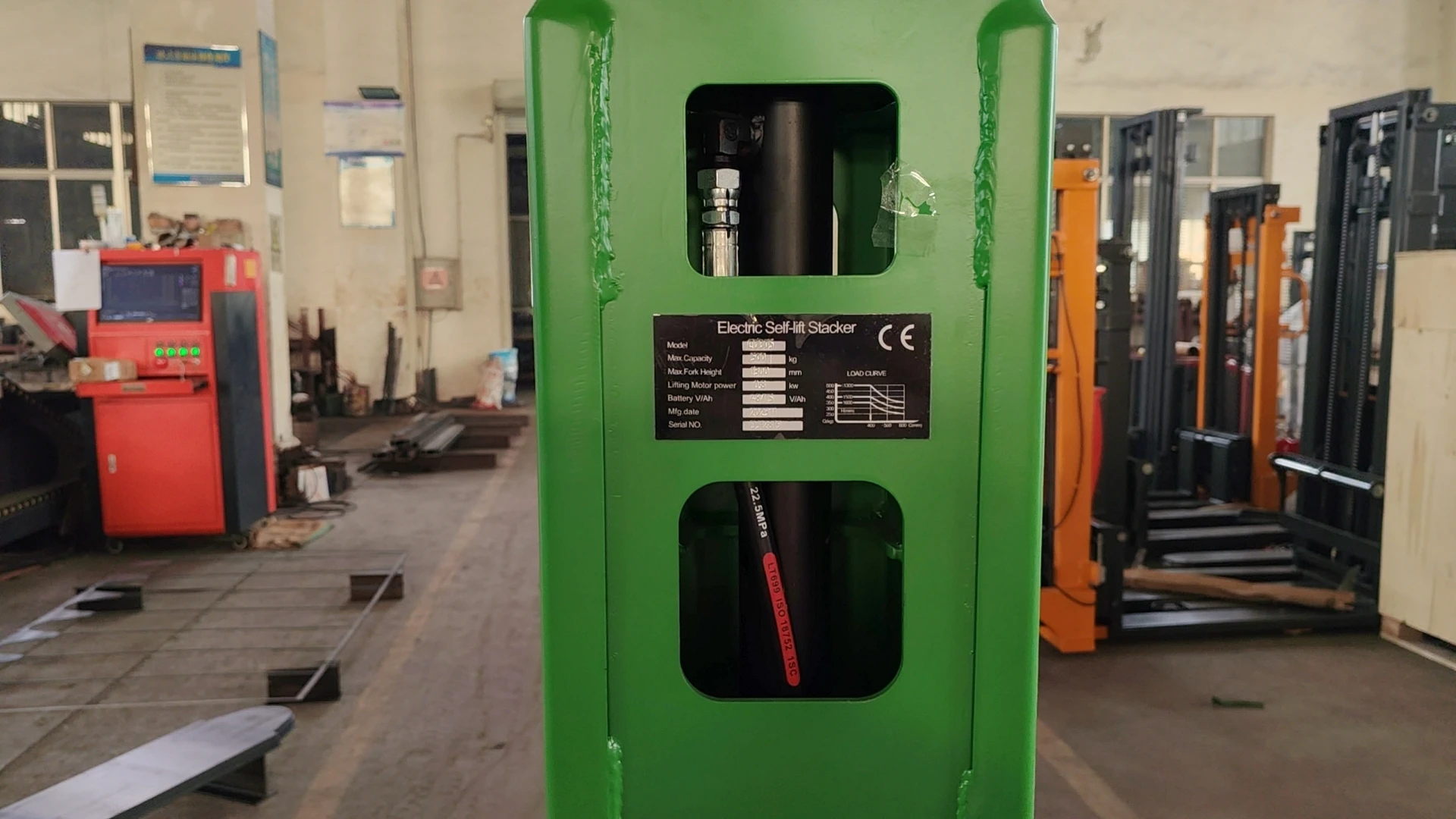 Customizable Three-Wheel Hydraulic Pallet Stacker Forklift Self-Lifting ...