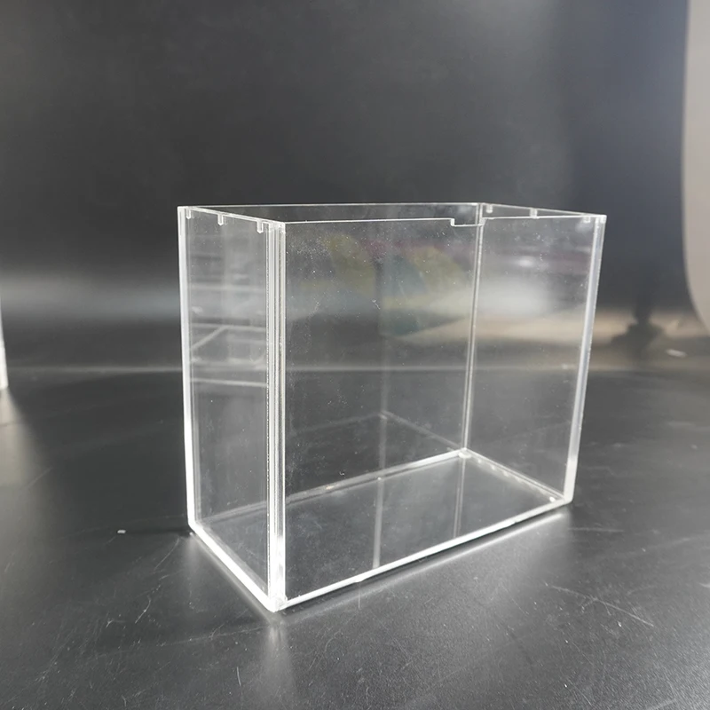 Custom Clear UV-Resistant Pokemoned Elite Trainer Box Protective Case Acrylic ETB Display Case with Finger Hole