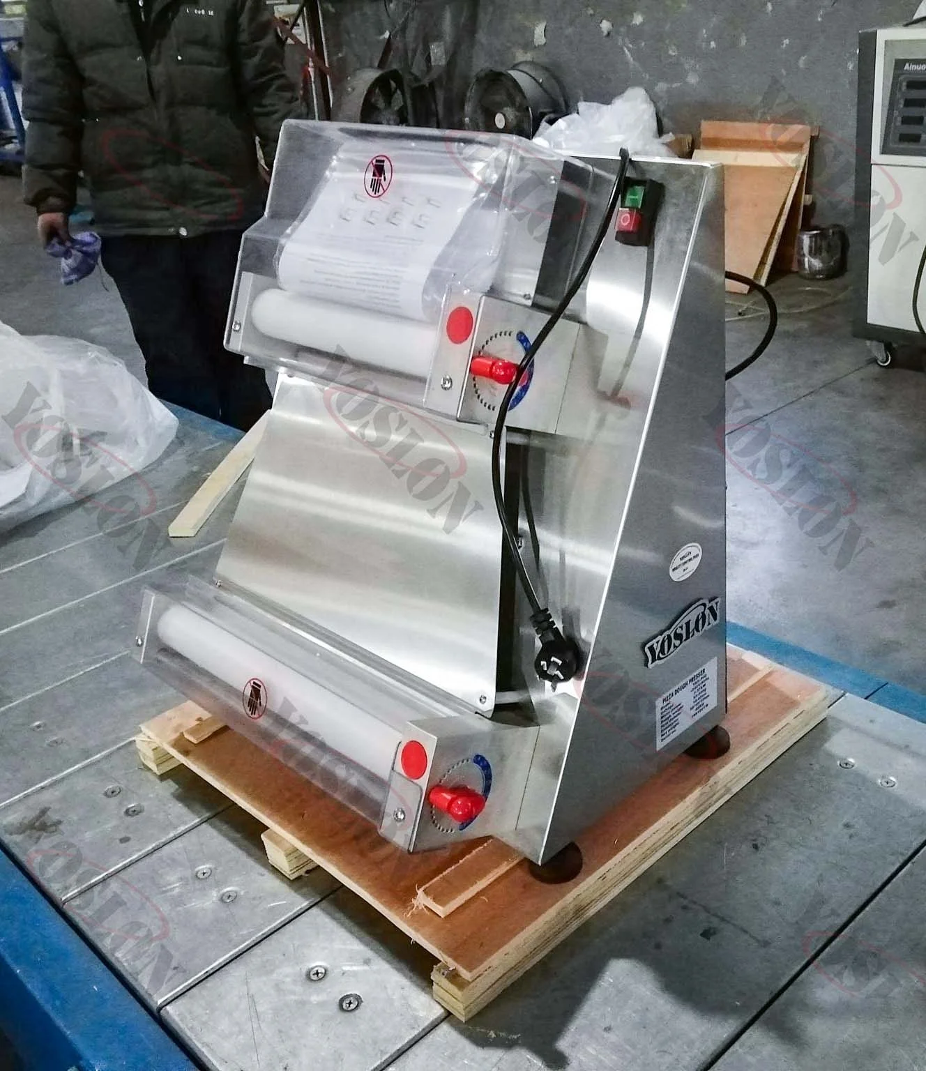 YOSLON RTS Manual Dough Press Diameter Tortilla Dough Pressing Machine Hand Tortilla Press