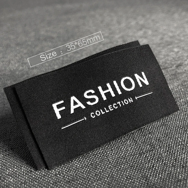 Source wholesale Custom fashion wholesale garment labels sewing woven label  clothing brand tag apparel fabric textile designer labels on m.alibaba.com