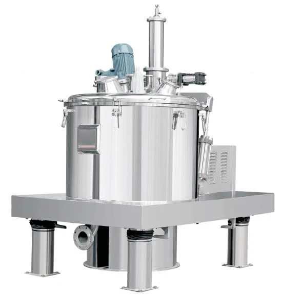 Hengrui's low noise level pld1400 pull-bag scraper automatic down-discharge centrifuge can be used for salt