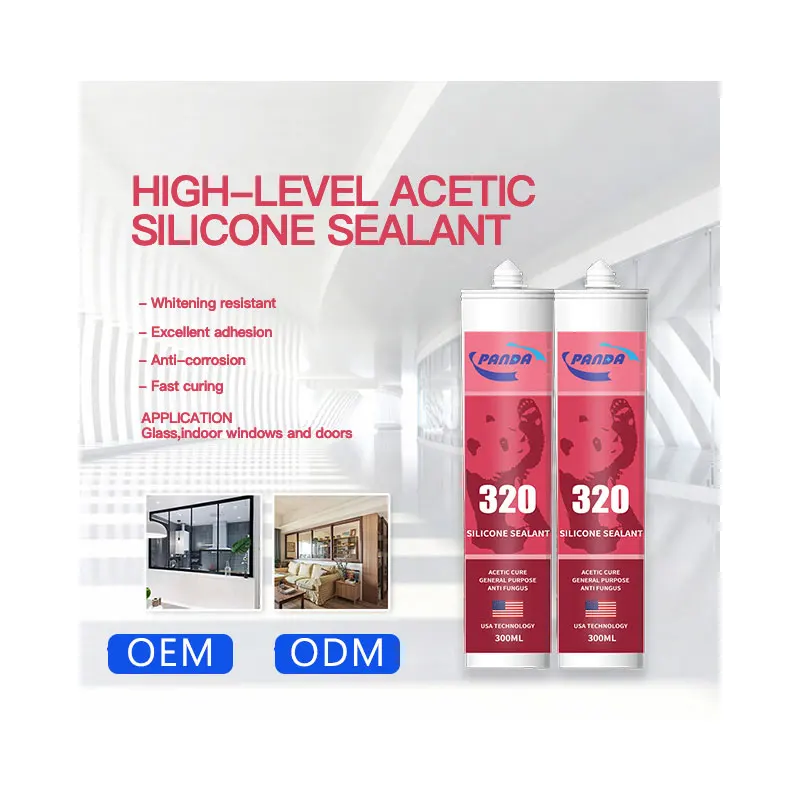 Grey Glitter Acetic Silicone Sealant Transparent Ge Scs1200 Acrylic Mixed Wholesale Price Silicone Sealant Wacker Silicone 320