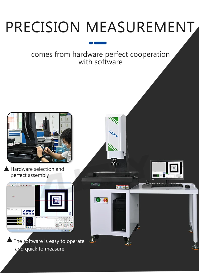 Công nghệ cao tiên tiến Máy đo video CNC có độ chính xác cao Đo tọa độ CMM