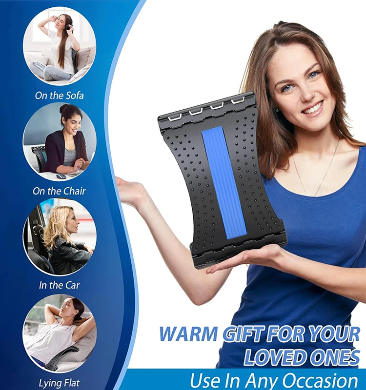 Adjustable Lumbar Back Cracker Board - Relief for Lower Back Pain