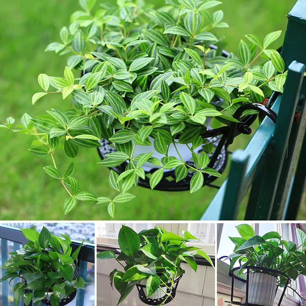 Versatile Metal Plants Stand Hanging Baskets Flower Pot Holder Hanger Mid  Century Modern Plant Hanger for Patio Garden
