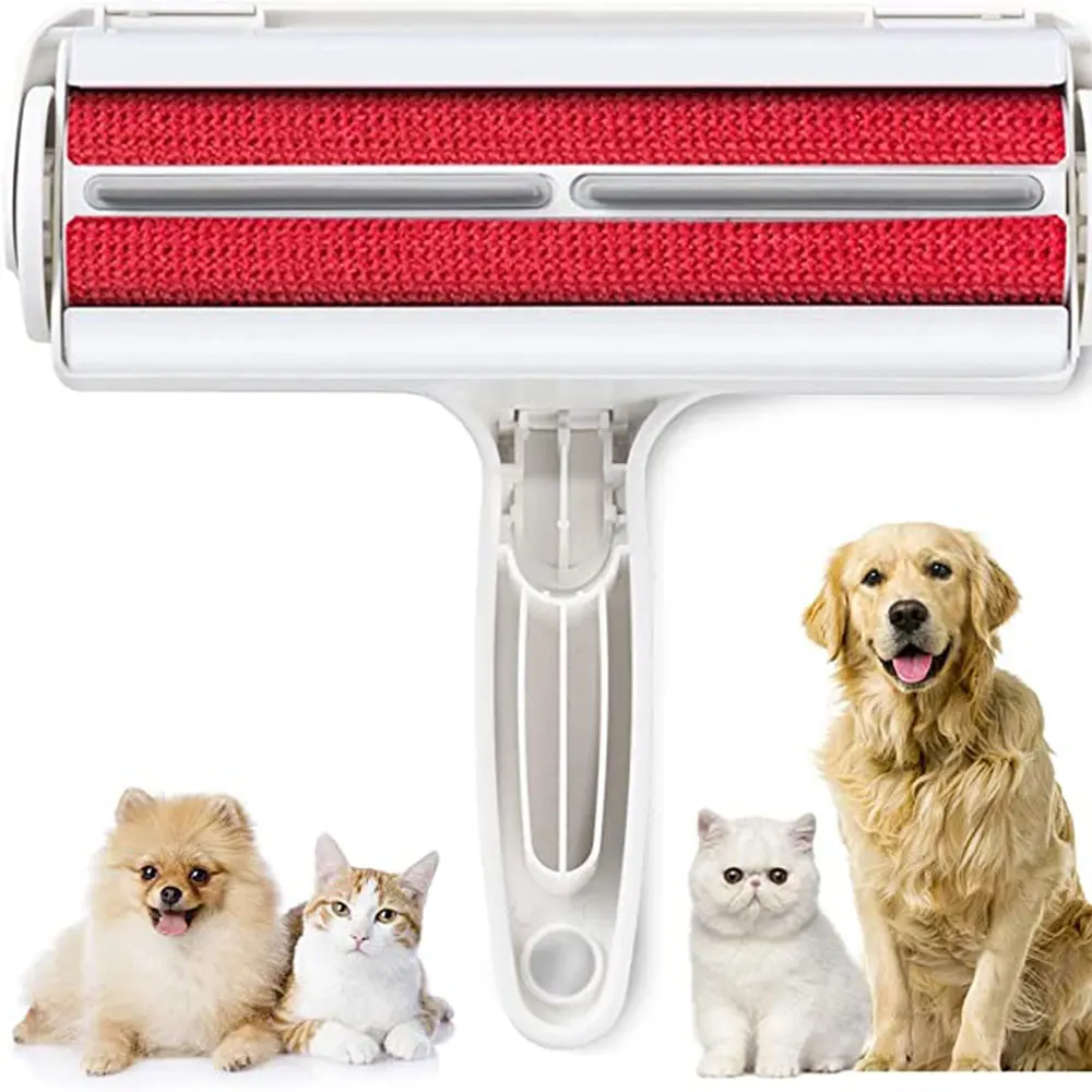 Pet Hair Removal Roller 2 Way Cat And Dog Hair Cleaning Brush To Remove