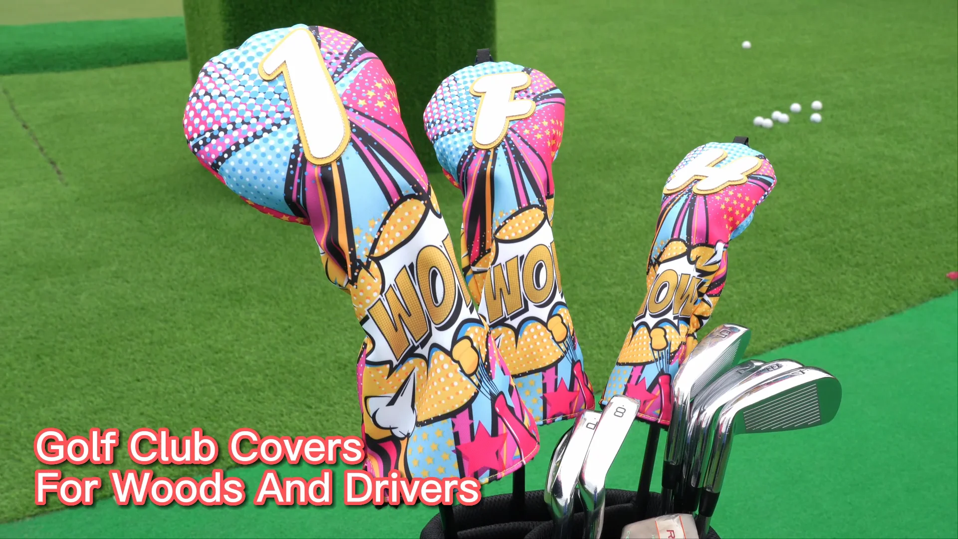Low Moq Custom Golf Water Proofs Golf Cover Golf Headcover For Driver