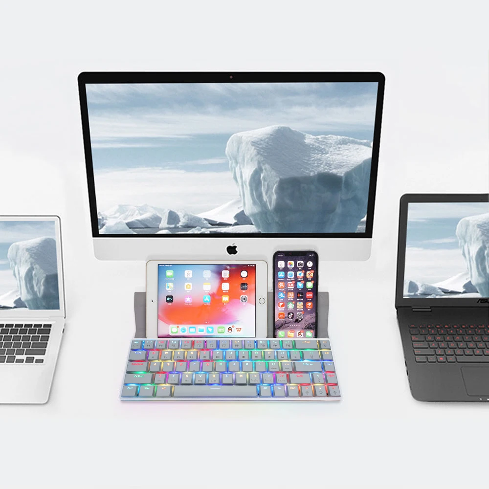 Высококачественный ноутбук с механической клавиатурой bluetooth для телефона и