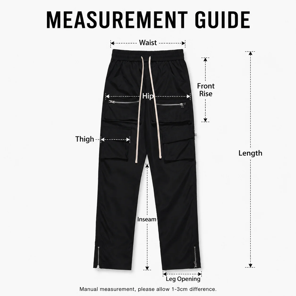 Size measurements