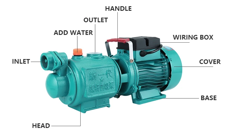 ZGD 220V Cheap Single Self Priming Electric Irrigation Surface Screw Water Pump