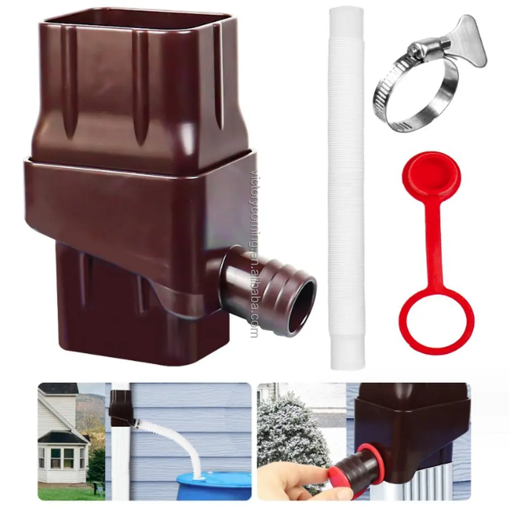 Rainwater Collection Diverter Downspout Standard Downspouts With