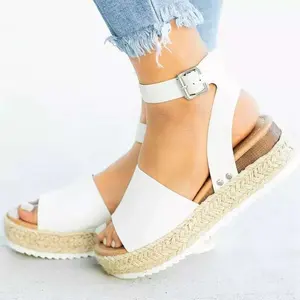 Fashion Women Wedges Slippers with High Heel Ladies Slides Slipper House Slippers with Heel for Female Summer Flip Flop