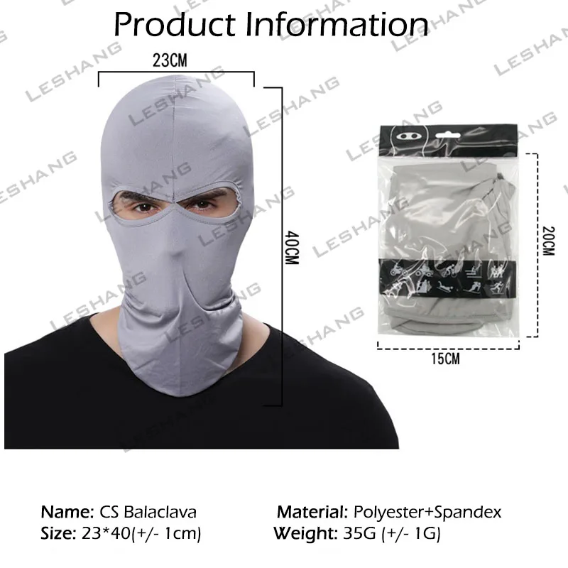 Face Cover Low MOQ Custom Logo Two Hole Balaclava Ski Balaclava Headwear Balaclava for Motorcycle