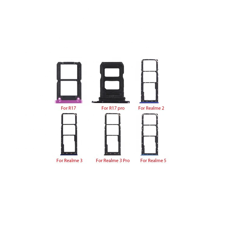 Wholesale High Quality SIM Card Tray Phone Parts for oppo for vivo